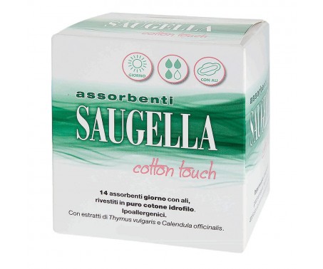 Saugella Cotton Touch - assorbenti giorno con ali