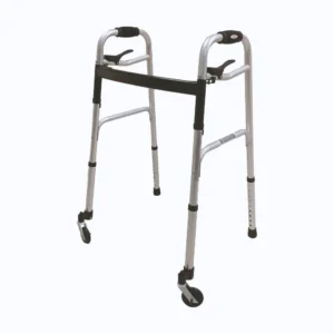 Deambulatore Fisso Push -down con ruote piroettanti