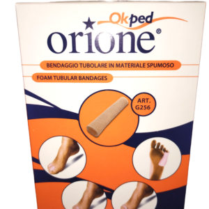 Bendaggio tubolare in materiale spumoso
